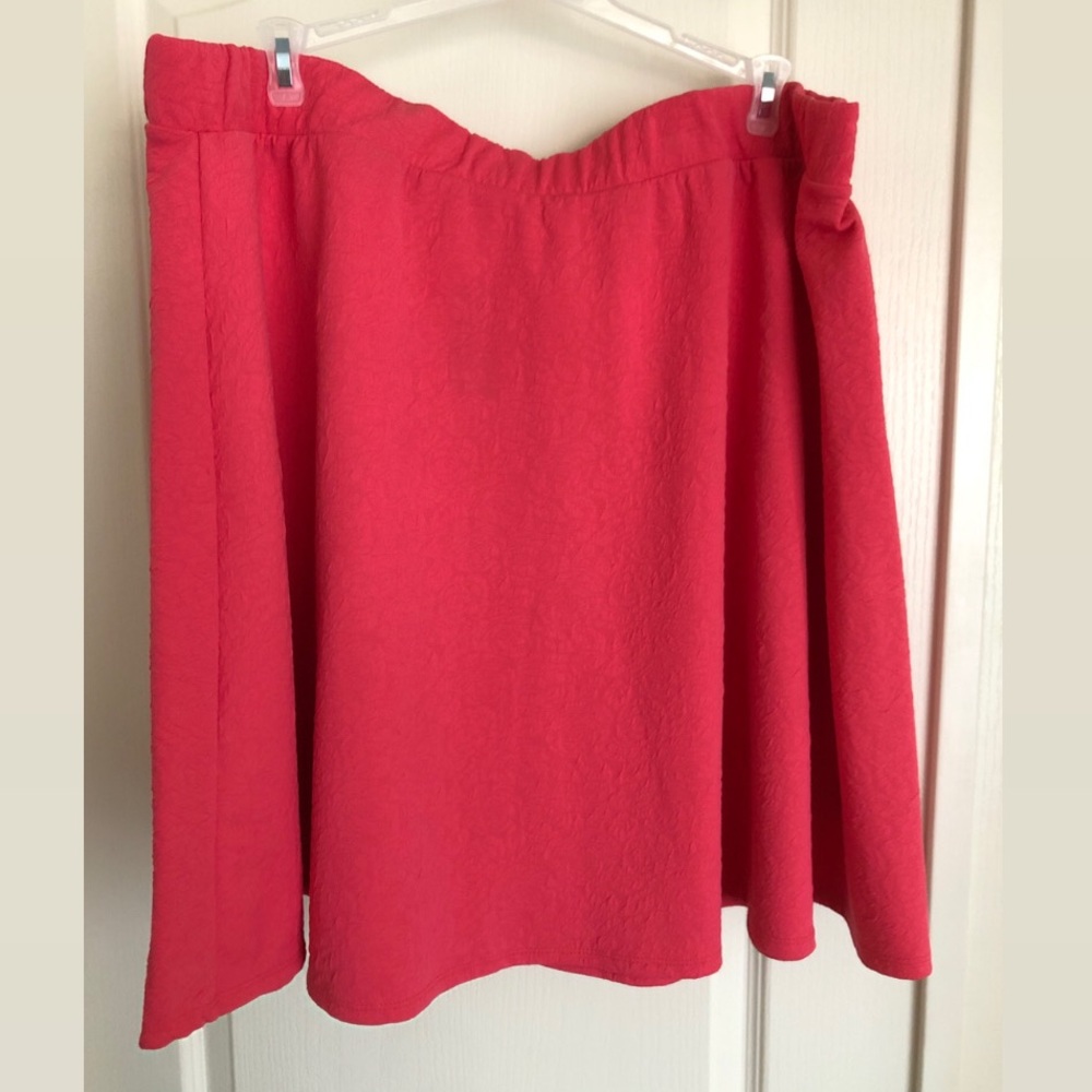 Torrid Pink Knit Skater Skirt size 4